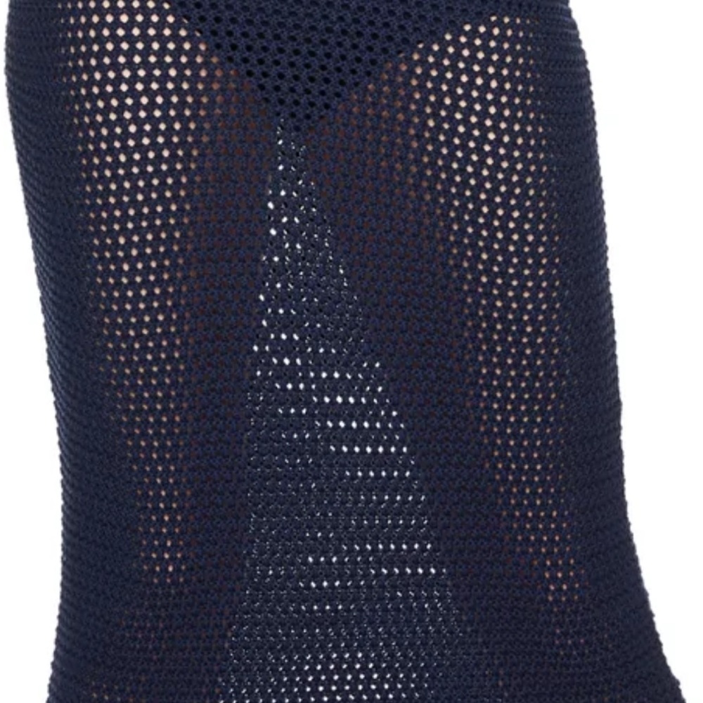 Susana Monaco Dark Blue short Sleeve Dress - Picture 8 of 8
